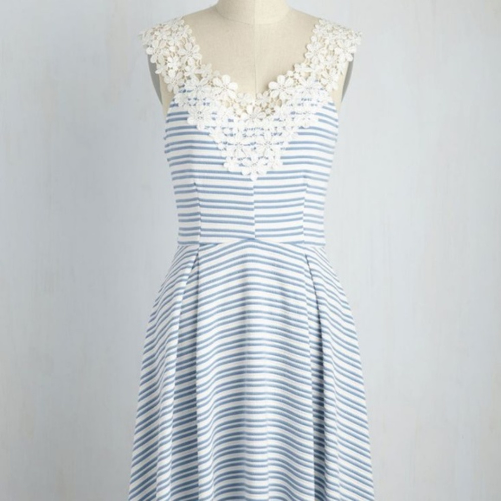 Modcloth Lighthouse Party Hostess Dress sz…